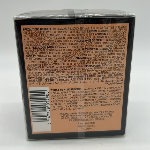 2506- Lancôme Women’s Made In France NWT - Picture 3 of 5